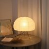 6000K Dimming Floor Lamp Noguchi Lamp Japanese Rice Paper Lamp Soft Light Bedside Lamp for Living Room Bedroom Decor