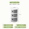 Circular Bedside Tables,Plastic Living Room TV Cabinets,Sofa Side,Multi-layer Storage Cabinet,Corner Table Furniture Customized