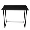 Folding Small Desk Home Office Desk Laptop Study Writing Table- BLACK