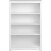 Home Office 4-Shelf Standard Bookcase 31.5 In. W X 48 In. H X 13 In. D White Bookshelf Book Living Room Furniture