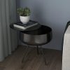 Iron Baking Paint Nightstand: Minimalist Metal Luxury Design Small Bedside Table Customizable Round Surface