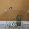 Net Celebrity Fashionable Acrylic Sofa Bedside Table, Customizable Size Acrylic Storage Cabinet Ins