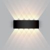 LED Wall Light IP65 Waterproof Outdoor Fence Garden Aluminum IP20 ABS Indoor Fashion Lamp For Living Room Stairs Corridor