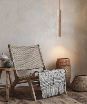 Led Pendant Lamp Long Tube Wood Ceiling Lamp Japanese Style Quiet Wind Bedroom Bedside Chandelier Retro Modern G9 Replaceable