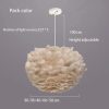 Modern Goose Down Chandelier Bedroom Study living Room Dining Room Feather light Creative Romantic Decorative Chandelier Lamps