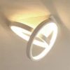 Modern LED Ceiling Light, 3-Color Adjustable, Flush Mount, Versatile for All Rooms 85V-265V