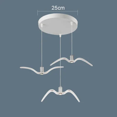 Modern LED Pendant Light Indoor Chandeliers Lighting Bird Lamp For Living Room Bedroom Bar Light Fixture Ceiling Handing Light