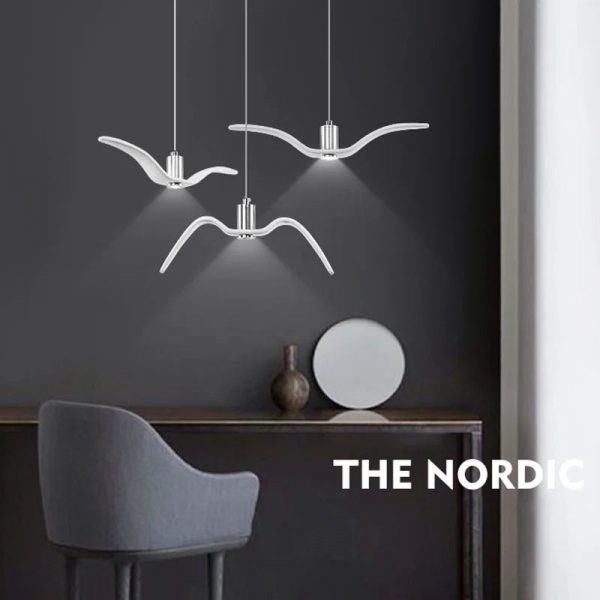 Modern LED Pendant Light Indoor Chandeliers Lighting Bird Lamp For Living Room Bedroom Bar Light Fixture Ceiling Handing Light