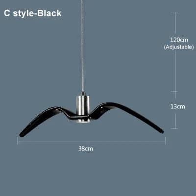 Modern LED Pendant Light Indoor Chandeliers Lighting Bird Lamp For Living Room Bedroom Bar Light Fixture Ceiling Handing Light