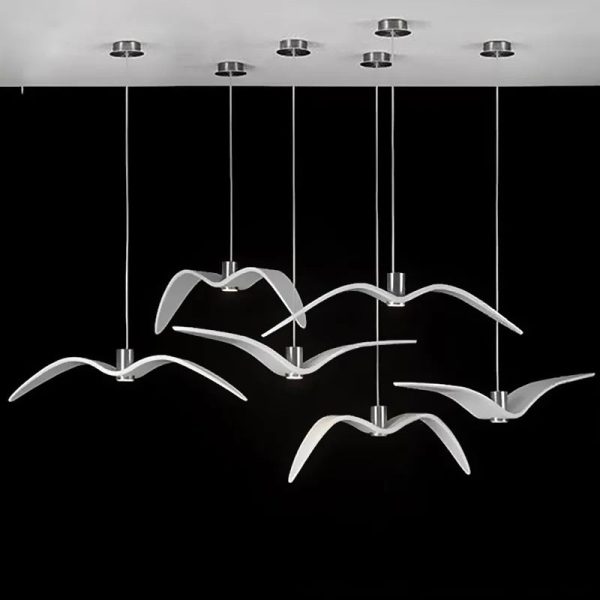 Modern LED Pendant Light Indoor Chandeliers Lighting Bird Lamp For Living Room Bedroom Bar Light Fixture Ceiling Handing Light