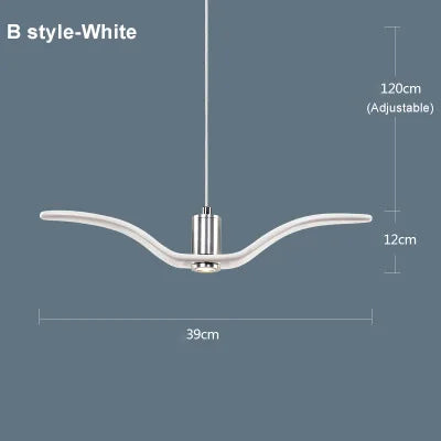 Modern LED Pendant Light Indoor Chandeliers Lighting Bird Lamp For Living Room Bedroom Bar Light Fixture Ceiling Handing Light