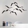 Modern LED Pendant Light Indoor Chandeliers Lighting Bird Lamp For Living Room Bedroom Bar Light Fixture Ceiling Handing Light