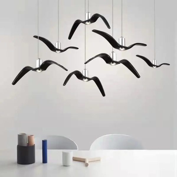 Modern LED Pendant Light Indoor Chandeliers Lighting Bird Lamp For Living Room Bedroom Bar Light Fixture Ceiling Handing Light