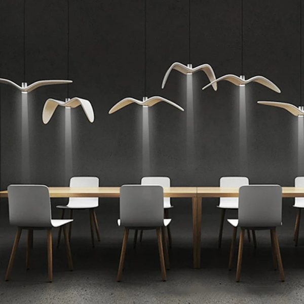 Modern LED Pendant Light Indoor Chandeliers Lighting Bird Lamp For Living Room Bedroom Bar Light Fixture Ceiling Handing Light