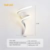 Modern Minimalist LED Wall Lamp Bedside wall Sconce For Living Room Bedroom Background Indoor Home Decor Lighting Fixture Lustre
