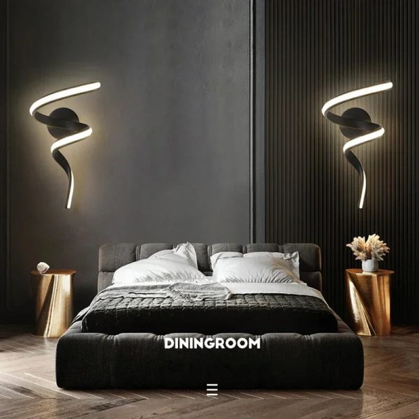 Modern Minimalist LED Wall Lamp Bedside wall Sconce For Living Room Bedroom Background Indoor Home Decor Lighting Fixture Lustre