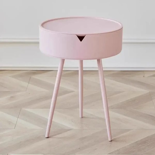 Modern Simple Bedroom Bedside Table Rental Room with Bed Side Table Storage Small Table Tea Table Coffee Table By The Sofa
