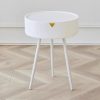 Modern Simple Bedroom Bedside Table Rental Room with Bed Side Table Storage Small Table Tea Table Coffee Table By The Sofa