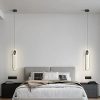Modern and Minimalist Bedroom Nordic Bedside Light LED Restaurant Light Bar Background Wall TV Wall Light Double Ring Chandelier