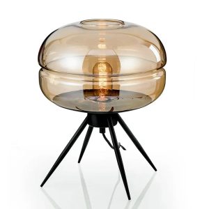 Nordic Led Table Lamp Modern Simple Glass Table Lamps For Living Room Bedroom Study Desk Decor Light Home E27 Night Bedside Lamp