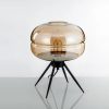 Nordic Led Table Lamp Modern Simple Glass Table Lamps For Living Room Bedroom Study Desk Decor Light Home E27 Night Bedside Lamp