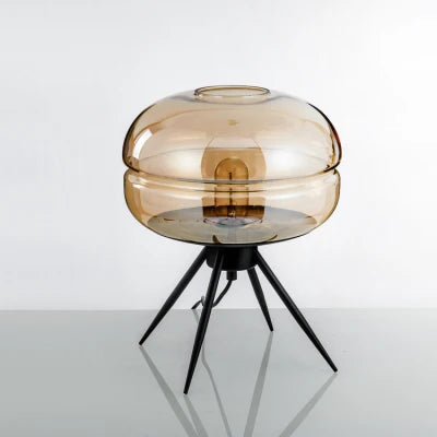 Nordic Led Table Lamp Modern Simple Glass Table Lamps For Living Room Bedroom Study Desk Decor Light Home E27 Night Bedside Lamp