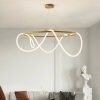 Nordic Luxury Hanging Light Hose LED Pendant Chandelier High Brightness for Living Room Dining Room Bedroom Decor Ornament