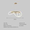 Nordic Luxury Hanging Light Hose LED Pendant Chandelier High Brightness for Living Room Dining Room Bedroom Decor Ornament