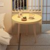 Nordic Modern Bedside Table Double Design Coffee Table Heightened Sidewall Bedroom Furniture Triangular Structure Side Table