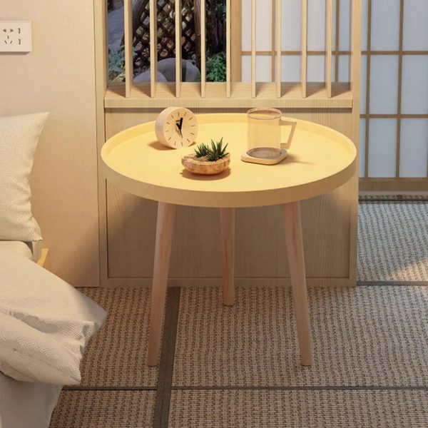 Nordic Modern Bedside Table Double Design Coffee Table Heightened Sidewall Bedroom Furniture Triangular Structure Side Table