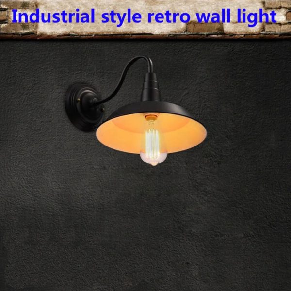 Retro Vintage Wall Mounted Lamp Loft Industrial Rust American Style Outdoor Indoor Light Luminaire Corridor Aisel Bar Waterproof