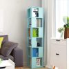 Rotating Bookshelf, 6 Tier Rotating Bookshelf, Floor Rack Simple Bookcase Student Multi-Function Creative Bookshelf