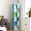 Rotating Bookshelf, Floor Rack Simple Bookcase Student Multi-Function Creative Bookshelf for Living Room