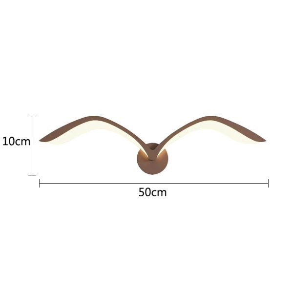 Seagull wall lamp Nordic Children's LED wall lamps Modern living room sofa background wall sconce creative bedroom bedside lamps