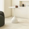 Small coffee table iron art cream style solid color coffee table living room small unit bedside good-looking coffee End Tables