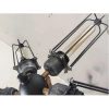 Vintage Industrial Barn Metal Cage Ceiling Lamp Flush Mount Steampunk Edison Hanging Light Mini Art Chandelier 110V/220V/230V