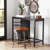 Writing Desk Organizer Cube Storage Desk Office Desks Canyon Walnut Free Shipping Computer Tables Study Table Gaming Room Laptop