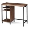 Writing Desk Organizer Cube Storage Desk Office Desks Canyon Walnut Free Shipping Computer Tables Study Table Gaming Room Laptop
