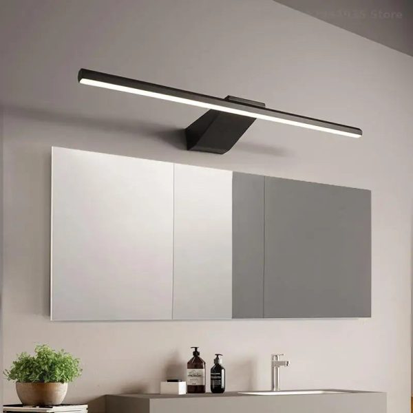led simple modern waterproof anti-fog mirror headlight dresser bathroom mirror wall light mirrors with lights mirror wall lamps