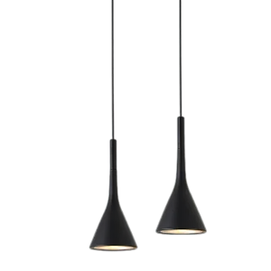 Modern Led Pendant Lights Black White E27 for Kitchen Fixtures Bedroom Table Dining Room Hanging Lamp Lampshade Home Chandelier