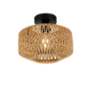 Ceiling Lights Rattan E27 Bulbs Chandelier Light Fixture Hand Woven Fixture Celing Lamp Flush Mount For Hallway Bedroom Kitchen