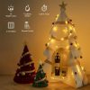 Minetom Crystal Globe String Lights Battery Operated - 17 ft 30 LED Globe Fairy Lights with Remote and 8 Modes, Waterproof for Bedroom Tent Loft Camping Porch Patio Party Wedding Decor, Warm White