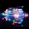Mandiq 4 Pack Fairy Lights Battery Operated, String Lights 10ft 30 LEDs, Flashing and Constant Light Mode, Silver Wire Mini Lights for Festival, Christmas Decoration, Multicolor…